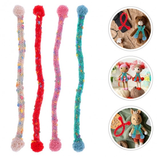 8 PCS Mini Scarves for Snowman Crafts Christmas Scarf Doll Accessories | eBay