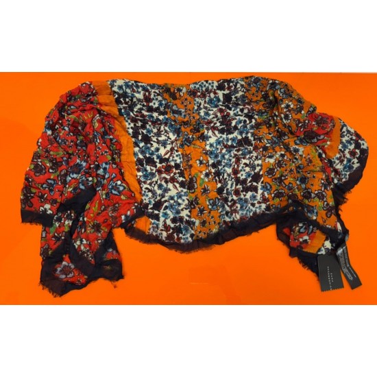 Scarf de colores con Printed Floral Zara, NUEVA, talla mediana, b193