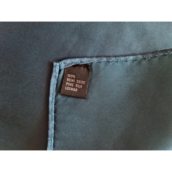 Scarf VINTAGE AUTÉNTICA SATINADA AZUL AGUA Silk Feel Men 10