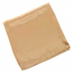 2pcs Women Lady Solid Color Wrap Scarf Fashion Square Scarf Accessory (Golden)