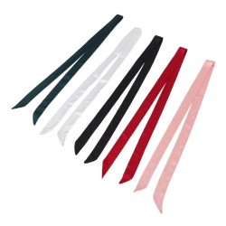 5 Pcs Long Neckerchief Sash Waist Belt Chiffon for Dress Skinny Scarves Scarf