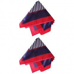 2 Count Neckerchief Women Ladies Scarves Lightweight Decorative for Scarf