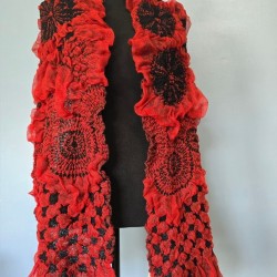 Pashmina Womens Floral Scarf 69