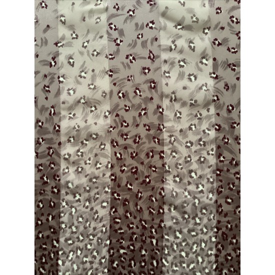 Una Scarf de satén y gasa vintage moderna de diseño abstracto púrpura oscuro para damas