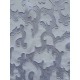 Una Scarf flocada azul vintage de gasa y satén para damas