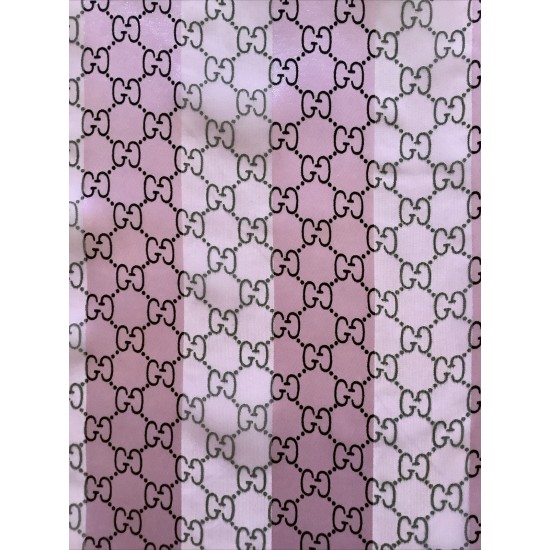 33 A Scarf Abstracta Moderna Vintage Negra y Rosa de Gasa y Satén a Rayas