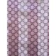 33 A Scarf Abstracta Moderna Vintage Negra y Rosa de Gasa y Satén a Rayas