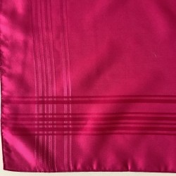 6 A Rosa Satén Rayas Borde Diseño 27 Pulgadas Square Vintage Damas Scarf Por Botas