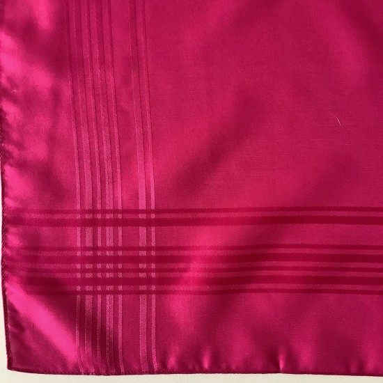 6 A Rosa Satén Rayas Borde Diseño 27 Pulgadas Square Vintage Damas Scarf Por Botas