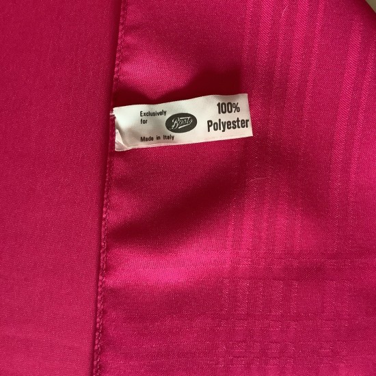 6 A Rosa Satén Rayas Borde Diseño 27 Pulgadas Square Vintage Damas Scarf Por Botas