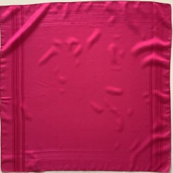 6 A Rosa Satén Rayas Borde Diseño 27 Pulgadas Square Vintage Damas Scarf Por Botas