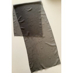 Scarf de gasa vintage gris 88 A