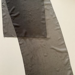 Scarf de gasa vintage gris 88 A