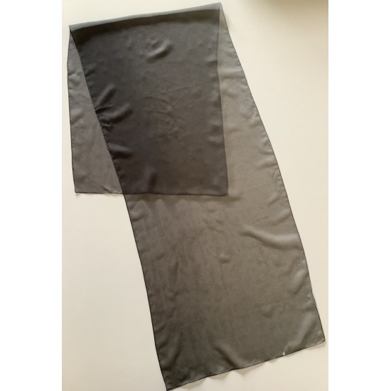 Scarf de gasa vintage gris 88 A