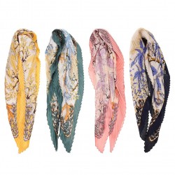4 Pcs Ladies Neck Scarves Scarf Silk Scarfs Lightweight for Women