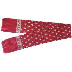 Womens Double-sided Silk SCARF, 139 x 13cm or 55