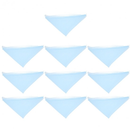 10Pcs Performance Scarves Performance Props Small Plain Scarves Scarf