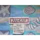 2 Scarf DE ALGODÓN VINTAGE DE SEGRETS Printed DE SOL MOTIVO DE CONCHA MARINA