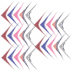 25Pcs Creative Mini Triangular Scarves Reusable Cloth for Toy Figurines Scarf
