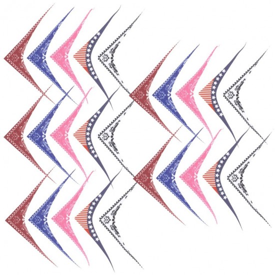 25Pcs Creative Mini Triangular Scarves Reusable Cloth for Toy Figurines Scarf
