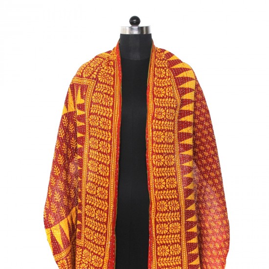 Cotton Scarf Neck Wrap Stole Veil Sew Long Valentines Day Scarves Handmade