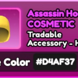 World Zero WZ - COSMETICS - #D4AF37 (GOLD) - HAT Scarf