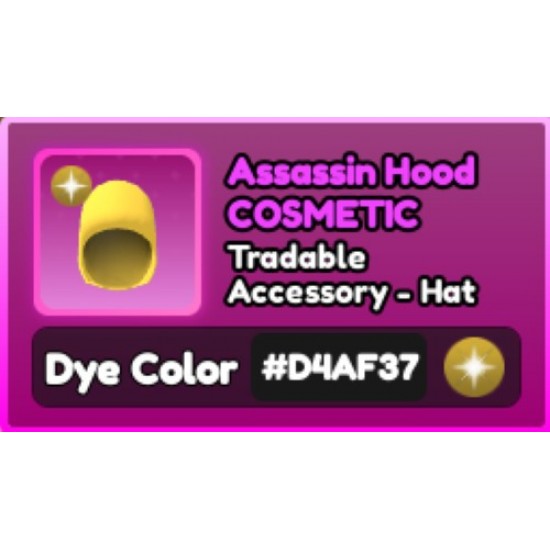 World Zero WZ - COSMETICS - #D4AF37 (GOLD) - HAT Scarf