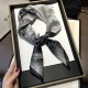 Scarf Square 100 % Silk Feel morera 27