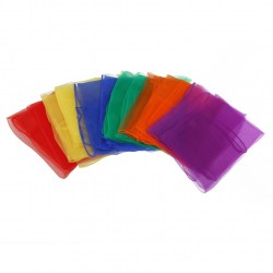 12 piezas Scarf de baile ligeras duraderas para jardín de infantes colores surtidos