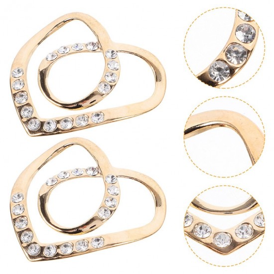 4 Pcs Scarves Buckle Ring Decorative Accessories for Women Large Scarf