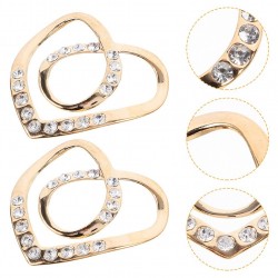 4 Pcs Scarves Buckle Ring Decorative Accessories for Women Large Scarf