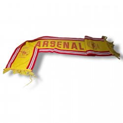 vtg arsenal scarf 1970s 80s Old Yellow Football Scarf London gunners Retro (3