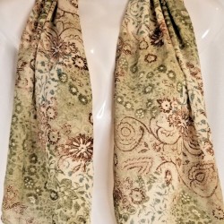 Women's Scarf Bohemian Floral Design Multipurpose Polyester 13